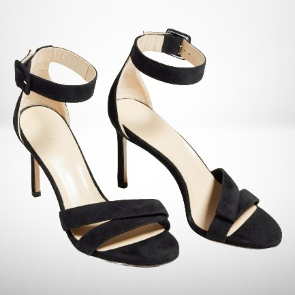 BANANA REPUBLIC ITALIAN CRAFED TERRAZZO SUEDE HIGH-HEEL SANDAL - SIZE 9 - Picture 1 of 12